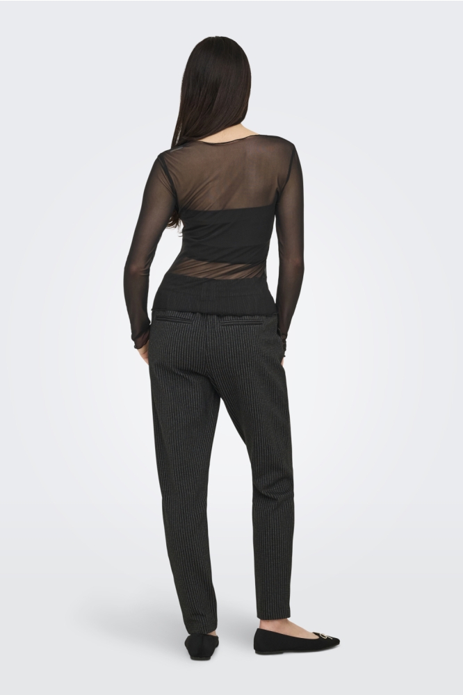 JDYELSA NEW L/S O NECK TOP JRS NOOS 15356004 Black